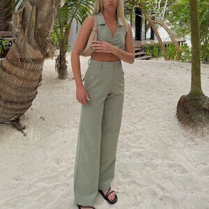 Trousers, Green, Size XS-L
